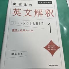 関正生の英文解釈 ポラリス 1のサムネイル