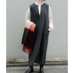 かぐれ⌘ウールスムースボックスワンピース アーバンリサーチ ドアーズ