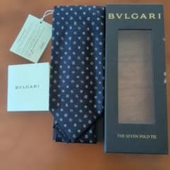 BVLGARI セブンフォールドタイ ネイビー - メルカリ