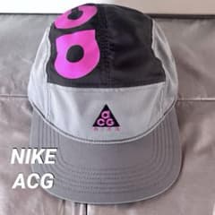 美品 NIKE ACG Cap ジェットキャップ グレー ピンク フリーサイズ 美品 NIKE ACG Cap ジェットキャップ グレー ピンク フリーサイズ