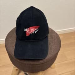 ビンテージ　RED WING SHOES 刺繍キャップ 黒のサムネイル