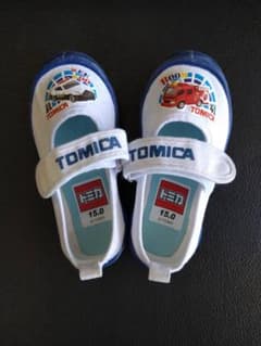 上靴　上履き　15㎝　トミカ　2回使用のサムネイル