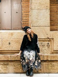 Re.Verofonna ボタニカルチュール刺繍スカートのサムネイル