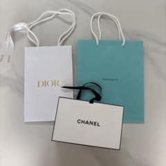Dior・Tiffany & Co.・Chanel ショッパー3点セットのサムネイル