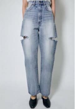 THIGH SLIT LOOSE STRAIGHT 25インチのサムネイル
