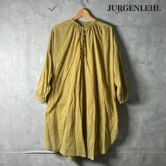 JURGENLEHL スモック コットン ブラウス ワンピース 黄色 N651 JURGENLEHL スモック コットン ブラウス ワンピース 黄色 N651 - メルカリ