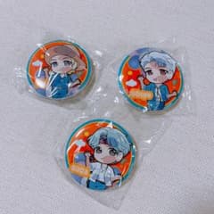 TinyTan タイニータン　ぴた！でふぉめ缶バッジ　BTS ラップラインセットのサムネイル