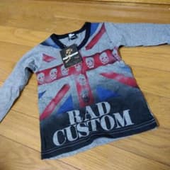 RAD CUSTOM スカル ユニオンジャック Tシャツ 100cmのサムネイル