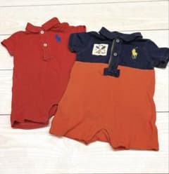 【Ralph Lauren】ロンパース2枚セット 3M60cmのサムネイル