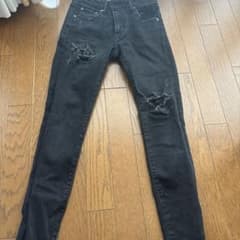 AZUL BY MOUSSY スキニーデニム ブラック XSのサムネイル