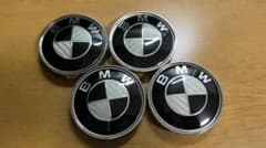 BMW　ブラックカーボン調ホイールセンターキャップのサムネイル