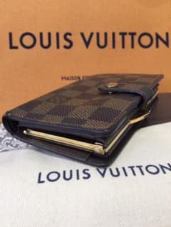 ルイヴィトン　ダミエ　ポルトフォイユ　ヴィエノワ　がま口　二つ折財布　8398のサムネイル