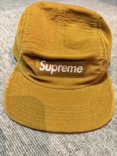 Supreme コーデュロイキャップ マスタード 13/AW クロコストラップのサムネイル