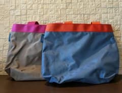 タリーズ　福袋　バッグ サックス×オレンジ グレージュ×マゼンタ オンワード