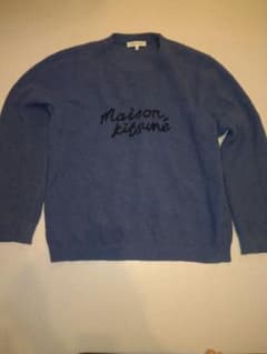 MAISON KITSUNE メゾンキツネ ウールニット セーターXL ネイビーのサムネイル