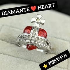vivienne westwood 初期 DIAMANTE HEART リング - メルカリ