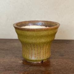 陶器製 植木鉢 鉢 縦縞模様デザインのサムネイル