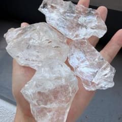極上透明度】マダガスカル産天然水晶レインボークリスタル4点セット計