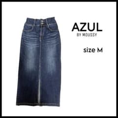 AZUL BY MOUSSY 하이 웨스트 스커트 다크 블루