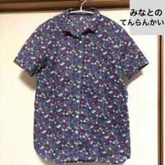 みなとのてんらんかい☆リバティ、花柄、半袖ブラウス、シャツ - メルカリ