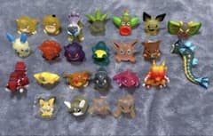 ポケモン 指人形　クリア　まとめ売り　+1 ポケモン 指人形 クリア 初期 24体 まとめ売り - メルカリ