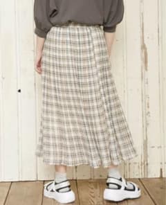 オリーブデオリーブ ♡チェックチュールスカートのサムネイル
