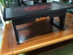 鎌倉彫 経机 供物台 折りたたみ式テーブル 飾り台 - メルカリ