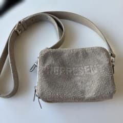 REPRESENT CRACKED レザー クロス ボディバッグ