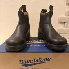 ブランドストーン【極美品】ビーガンモデル 黒 UK3 サイドゴアブーツ