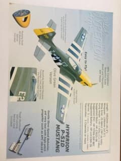 飛行機ラジコンHyperion P-51D MUSTANG 25\