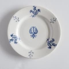 Luneville リュネヴィル ロレーヌ十字 中皿 (中央王冠鷲) K - メルカリ