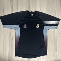 00s アディダス レアル・マドリード トレーニングウェア Tシャツ 万