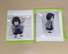 귀멸의 칼날 ufotable cafe 연결되는 아크릴 스탠드 악스타 이쿠로 × 2