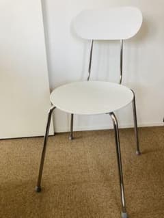 取引中‼️送料込み 無印良品　スチールチェア・樹脂座（ライトグレー）のサムネイル