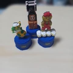 [ドット絵 フィギュア] ボトルキャップ 3個セットのサムネイル