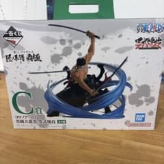 【新品未開封】一番くじ ワンピース C賞 ロロノア ゾロ 黒縄大龍巻 墨式塊技のサムネイル