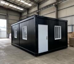 組立式ユニットハウス 2.5m × 3.95m　ブラックのサムネイル