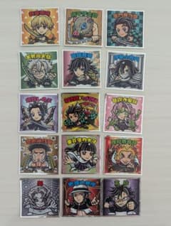 値下げ★鬼滅の刃ビックリマンシール 15枚柱セットのサムネイル