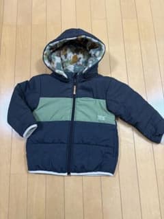 BREEZE キッズ リバーシブル ジャケット ボア カモフラ柄 110cmのサムネイル