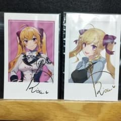 ファンタズマゴリア ガイヤール サインカード むりりん 青箔押し ファンタズマゴリア ガイヤール サインカード むりりん 青箔押し