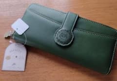 SHANFFY 長財布 グリーン 猫モチーフ 新品
