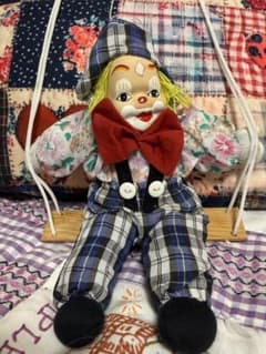 【ヴィンテージドール】ピエロ飾りのサムネイル