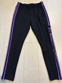 adidas パープル　クラシックトラックパンツ　Lのサムネイル
