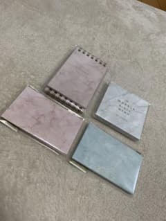 大理石柄　マーブル　文房具　4点セットのサムネイル