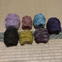 手芸用 ラメ糸 7色セットのサムネイル