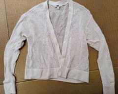 メッシュ編み カーディガンのサムネイル