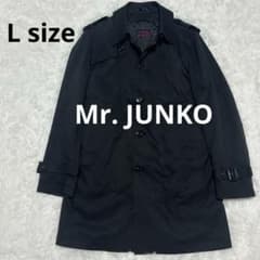 新品・未使用　Mr.JUNKO ステンカラーコート 黒 Lライナー付 m43612611348_1.jpg?1760014436