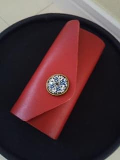ハンドメイド　キーケース①　本革のサムネイル