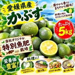 愛媛県産 かぼす 5kg 特別魚肥栽培のサムネイル