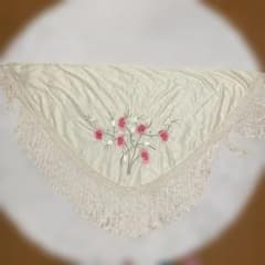 フラメンコ用 シージョ 刺繍入り アイボリー美品 - メルカリ